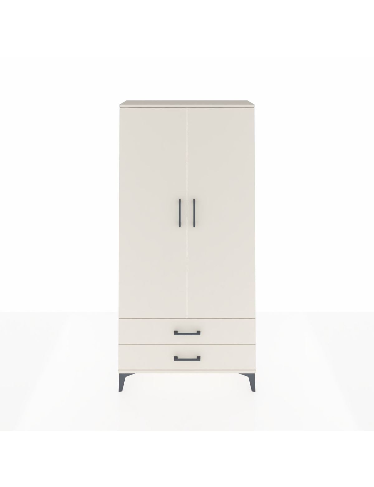 Arges Dolap 4 Raflı 2 Çekmeceli 2 Kapaklı 88x30x182 Aytaşı-Aytaşı