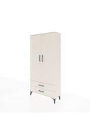 Arges Dolap 4 Raflı 2 Çekmeceli 2 Kapaklı 88x30x182 Aytaşı-Aytaşı