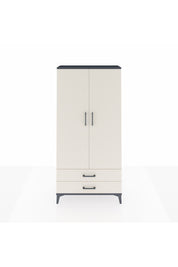 Arges Dolap 4 Raflı 2 Çekmeceli 2 Kapaklı 88x30x182 Antrasit-Aytaşı