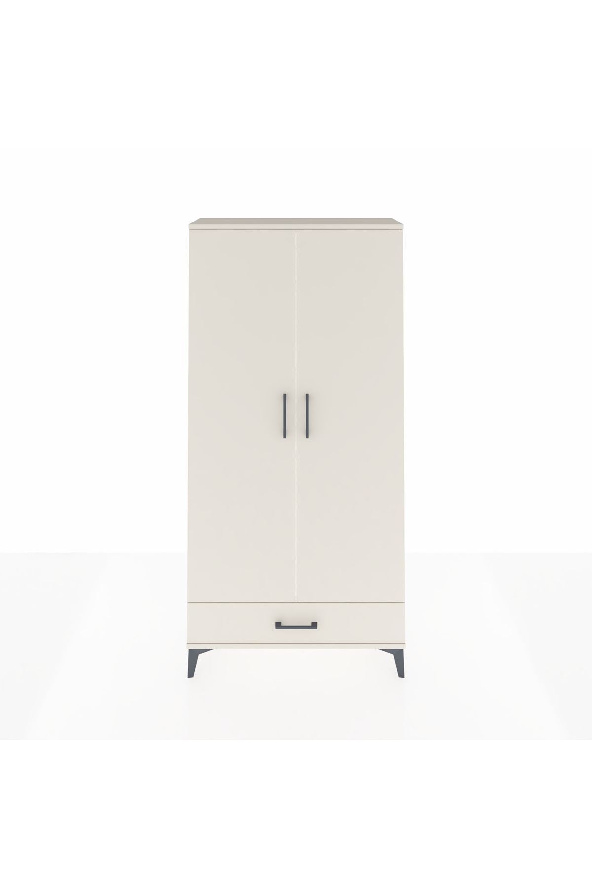 Arges Dolap 5 Raflı Tek Çekmeceli 2 Kapaklı 88x30x182 Aytaşı-Aytaşı