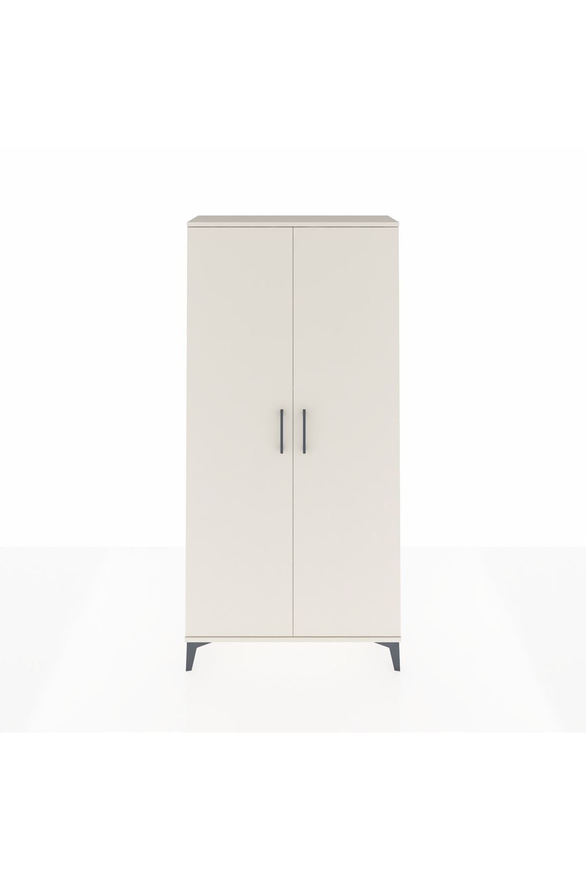 Arges Dolap 4 Raflı 2 Kapaklı 88x30x182 Aytaşı-Aytaşı