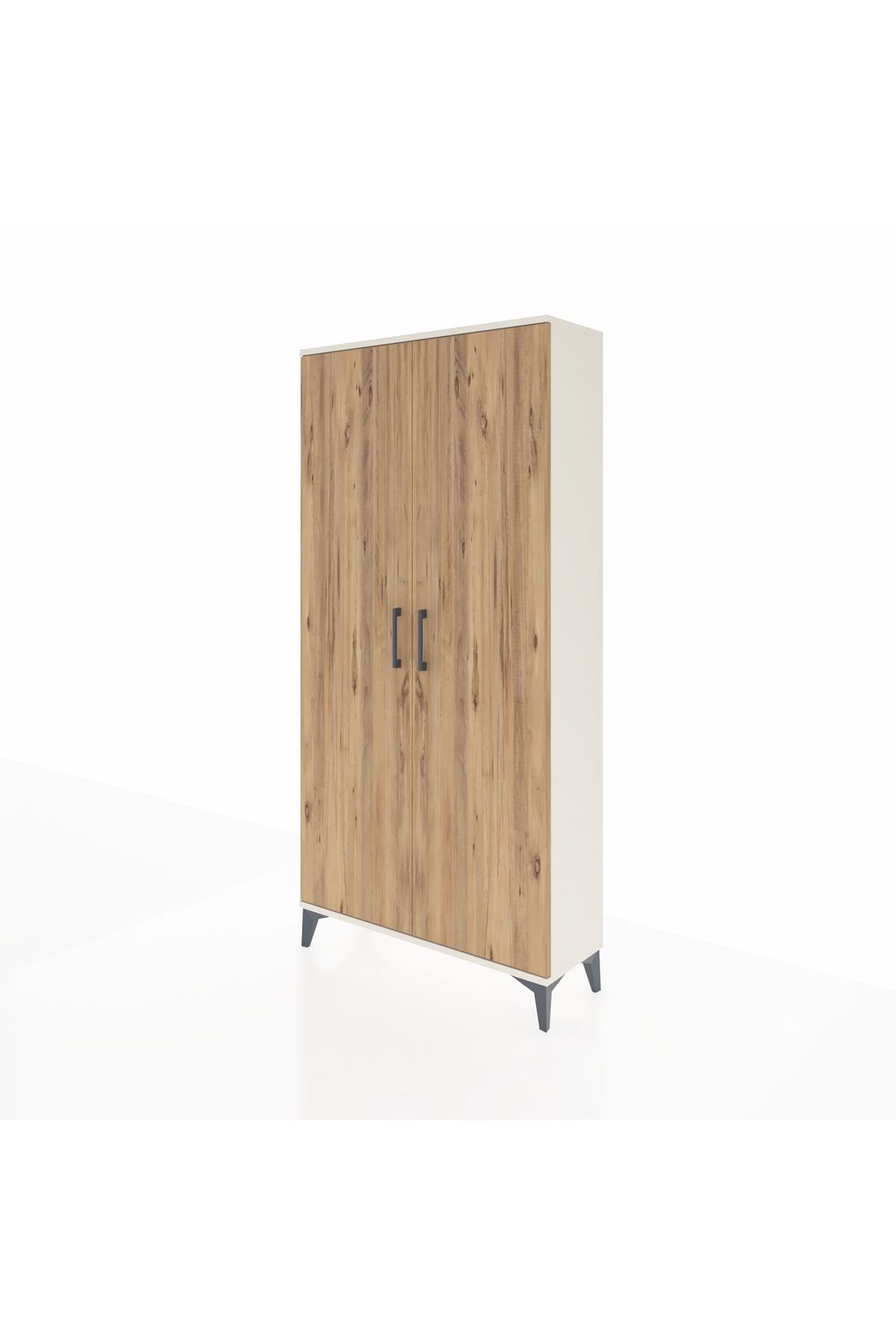 Arges Dolap 4 Raflı 2 Kapaklı 88x30x182 Aytaşı-Çam