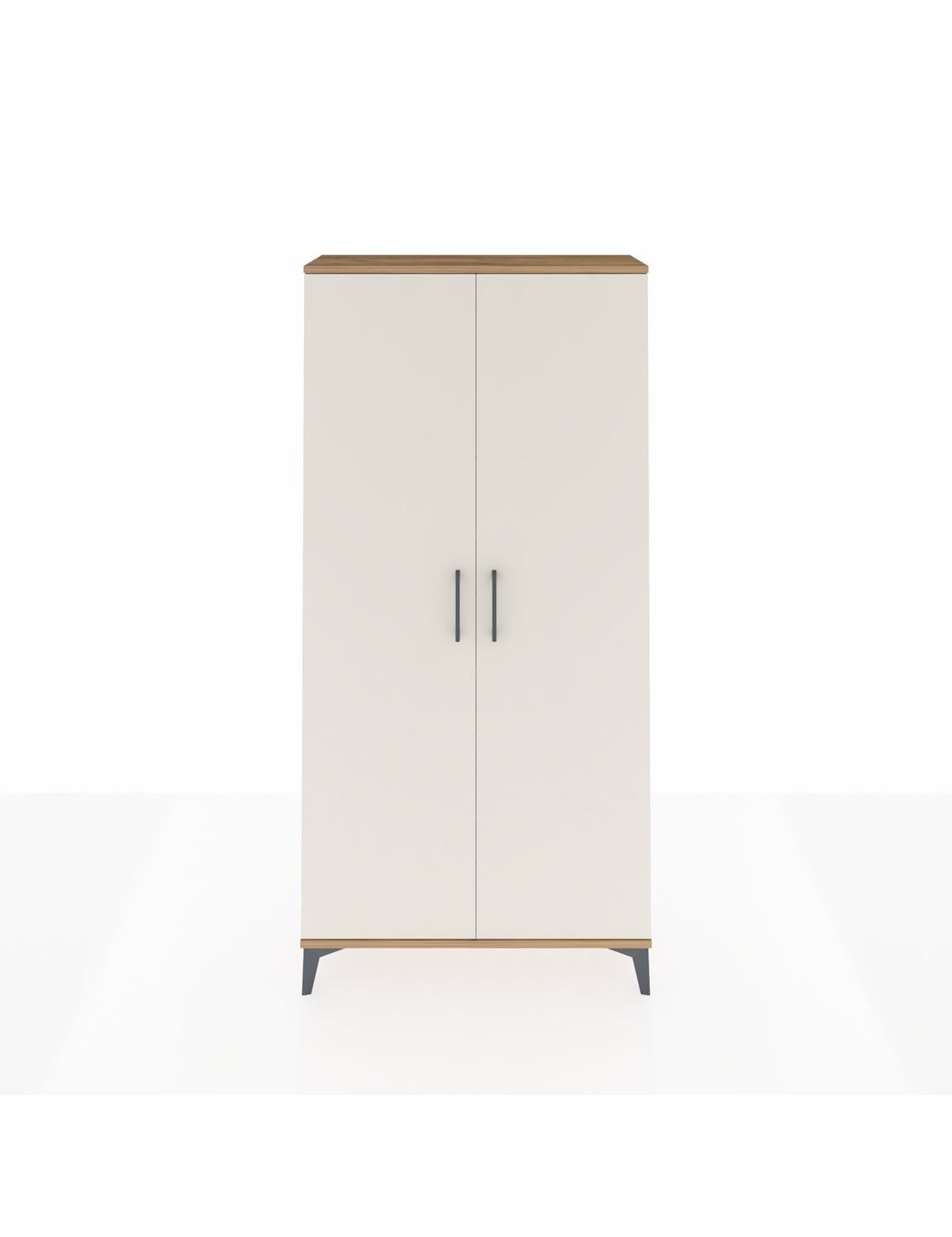 Arges Dolap 4 Raflı 2 Kapaklı 88x30x182 Çam-Aytaşı