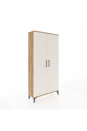 Arges Dolap 4 Raflı 2 Kapaklı 88x30x182 Çam-Aytaşı