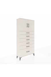 Arges Dolap 2 Raflı 6 Çekmeceli 2 Kapaklı 88x30x182 Aytaşı-Aytaşı