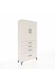 Arges Dolap 3 Raflı 4 Çekmeceli 2 Kapaklı 88x30x182 Aytaşı-Aytaşı
