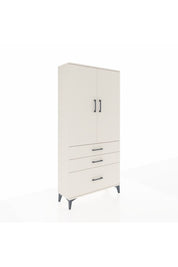 Arges Dolap 3 Raflı 3 Çekmeceli 2 Kapaklı 88x30x182 Aytaşı-Aytaşı