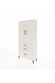 Arges Dolap 3 Raflı 3 Çekmeceli 2 Kapaklı 88x30x182 - S24M014V1A
