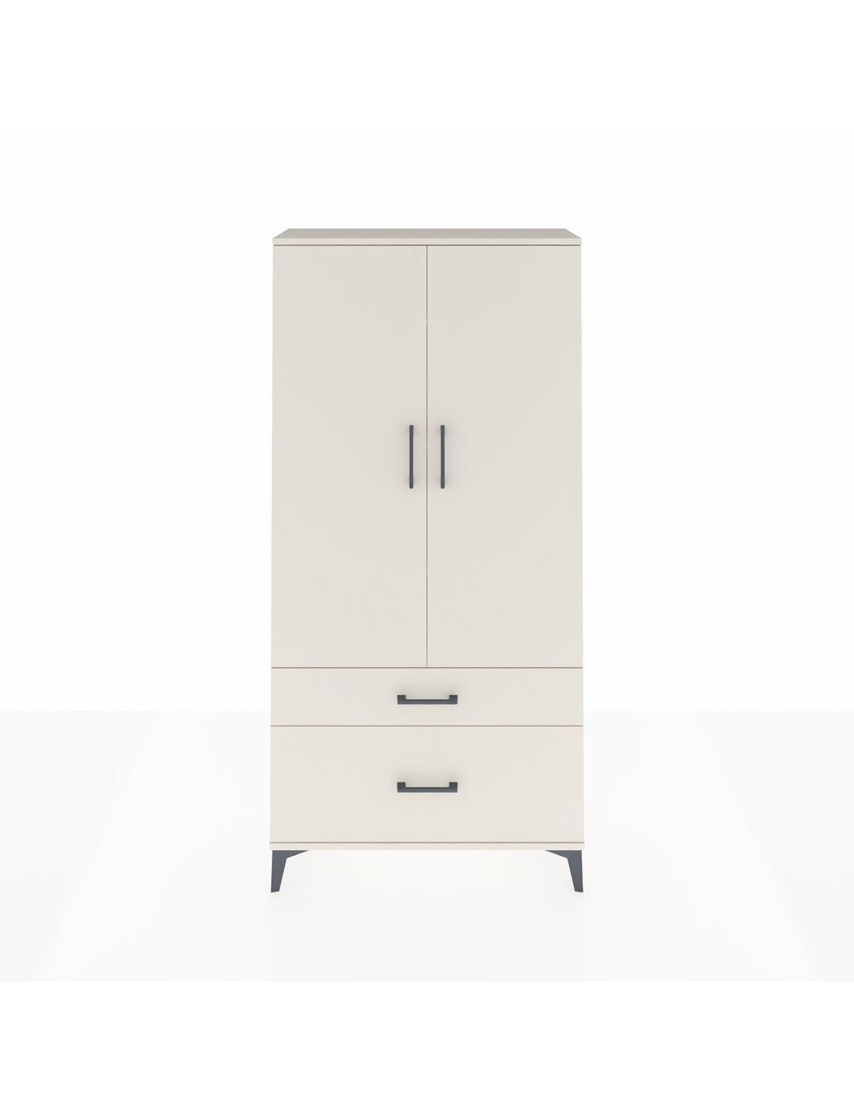 Arges Dolap 4 Raflı 2 Çekmeceli 2 Kapaklı 88x30x182 Aytaşı-Aytaşı