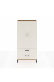 Arges Dolap 4 Raflı 2 Çekmeceli 2 Kapaklı 88x30x182 Çam-Aytaşı