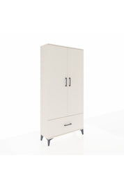 Arges Dolap 4 Raflı Tek Çekmeceli 2 Kapaklı 88x30x182 Aytaşı-Aytaşı