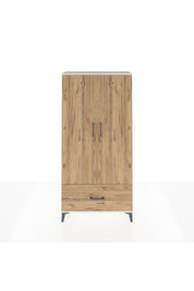 Arges Dolap 4 Raflı Tek Çekmeceli 2 Kapaklı 88x30x182 Aytaşı-Çam