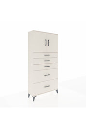 Arges Dolap 2 Raflı 5 Çekmeceli 2 Kapaklı 88x30x182 Aytaşı-Aytaşı