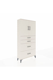 Arges Dolap 2 Raflı 4 Çekmeceli 2 Kapaklı 88x30x182 Aytaşı-Aytaşı
