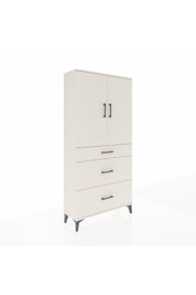 Arges Dolap 3 Raflı 3 Çekmeceli 2 Kapaklı 88x30x182 Aytaşı-Aytaşı