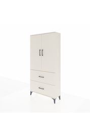 Arges Dolap 3 Raflı 2 Çekmeceli 2 Kapaklı 88x30x182 Aytaşı-Aytaşı