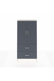 Arges Dolap 3 Raflı 2 Çekmeceli 2 Kapaklı 88x30x182 Aytaşı-Antrasit