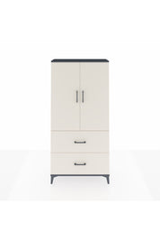 Arges Dolap 3 Raflı 2 Çekmeceli 2 Kapaklı 88x30x182 Antrasit-Aytaşı