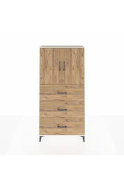 Arges Dolap 2 Raflı 3 Çekmeceli 2 Kapaklı 88x30x182 Aytaşı-Çam