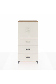 Arges Dolap 2 Raflı 3 Çekmeceli 2 Kapaklı 88x30x182 Çam-Aytaşı