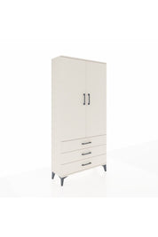 Arges Dolap Tek Raflı 3 Çekmeceli Tek Askılı 88x30x182 Aytaşı-Aytaşı