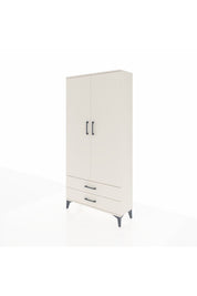 Arges Dolap Tek Raflı 2 Çekmeceli Tek Askılı 88x30x182 Aytaşı-Aytaşı