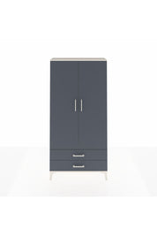 Arges Dolap Tek Raflı 2 Çekmeceli Tek Askılı 88x30x182 Aytaşı-Antrasit