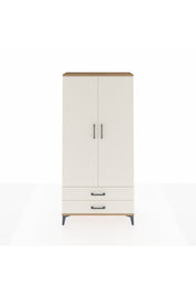 Arges Dolap Tek Raflı 2 Çekmeceli Tek Askılı 88x30x182 Çam-Aytaşı