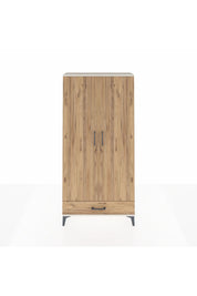 Arges Dolap Tek Raflı Tek Çekmeceli Tek Askılı 88x30x182 Aytaşı-Çam