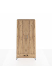 Arges Dolap Tek Raflı Tek Çekmeceli Tek Askılı 88x30x182 Çam-Çam