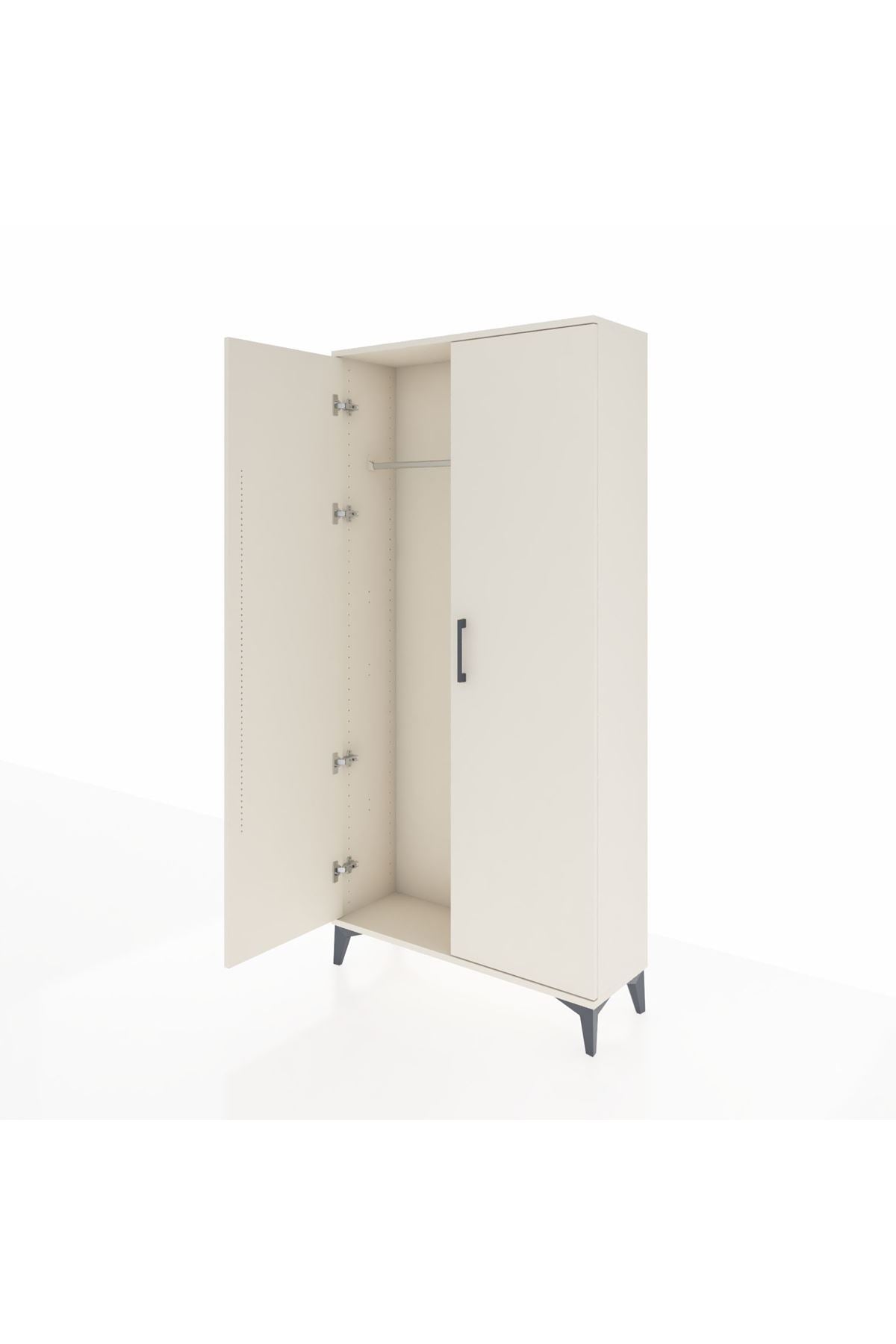Arges Dolap 2 Kapaklı Tek Askılı 88x30x182 Aytaşı-Aytaşı