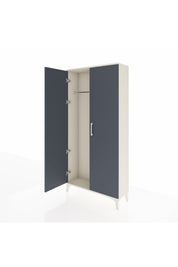 Arges Dolap 2 Kapaklı Tek Askılı 88x30x182 Aytaşı-Antrasit
