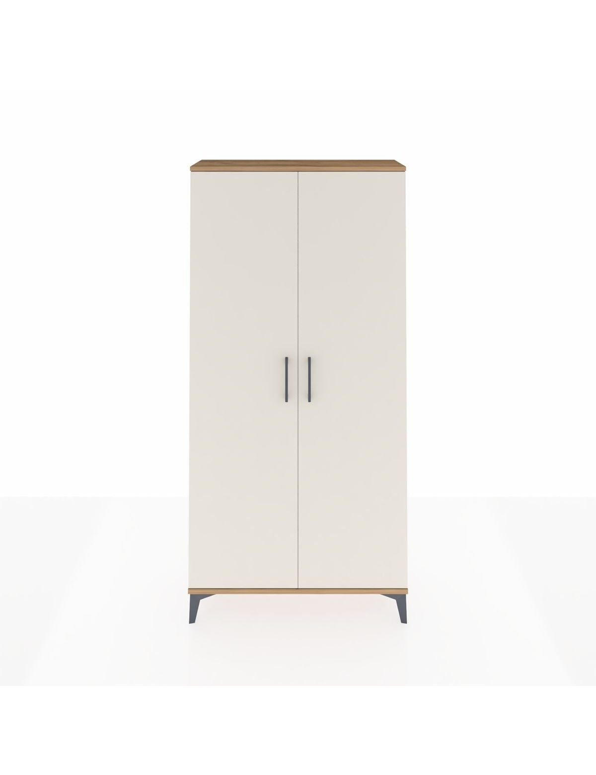 Arges Dolap 2 Kapaklı Tek Askılı 88x30x182 Çam-Aytaşı