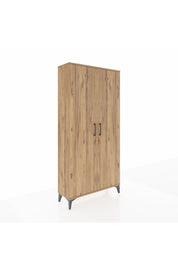 Arges Dolap 2 Kapaklı Tek Askılı 88x30x182 Çam-Çam