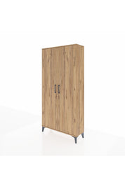 Arges Dolap 2 Kapaklı Tek Askılı 88x30x182 Çam-Çam