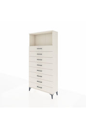 Arges Dolap Tek Raflı 8 Çekmeceli 88x30x182 Aytaşı-Aytaşı