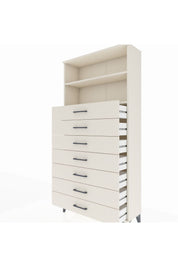 Arges Dolap 2 Raflı 7 Çekmeceli 88x30x182 Aytaşı-Aytaşı