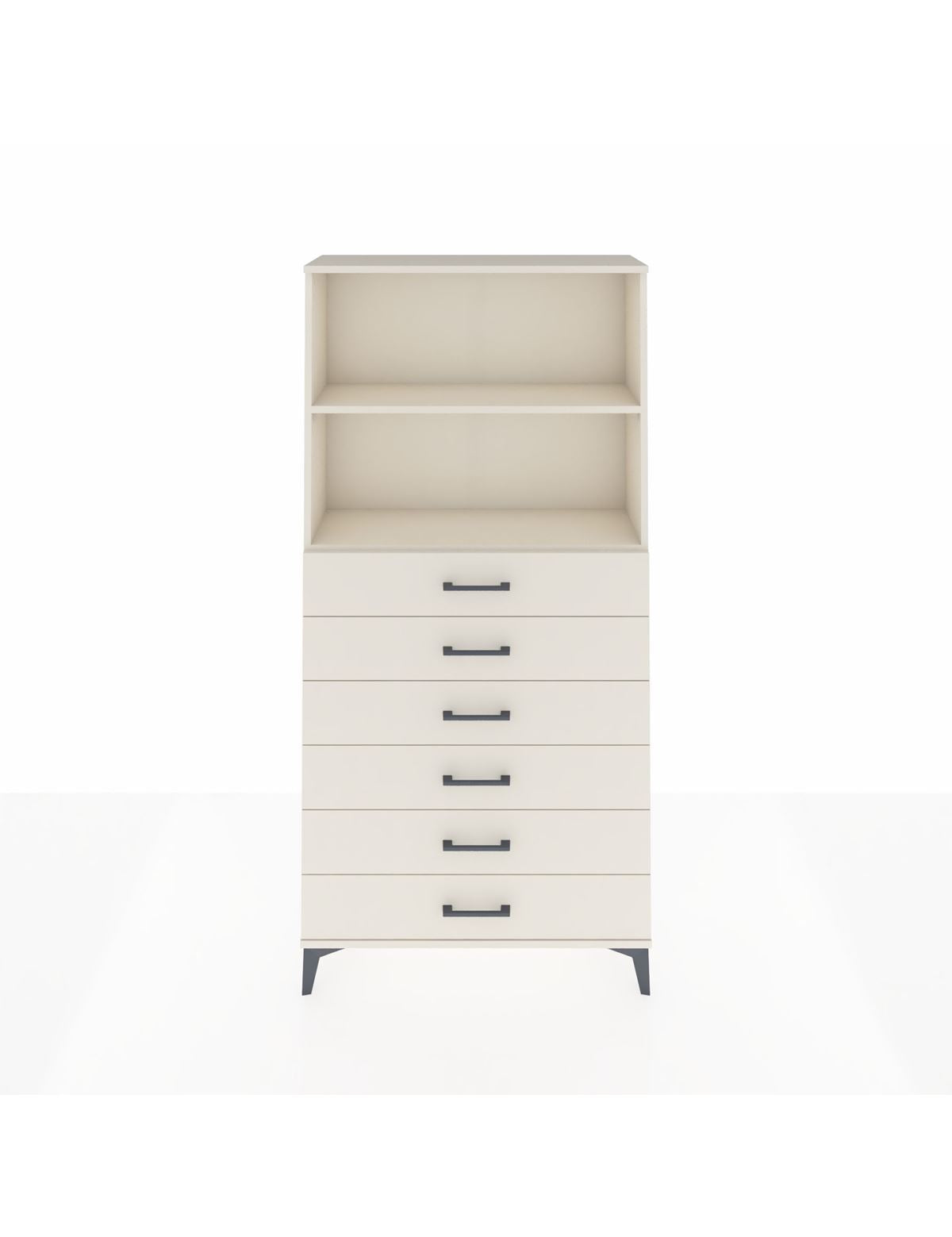 Arges Dolap 2 Raflı 6 Çekmeceli 88x30x182 Aytaşı-Aytaşı