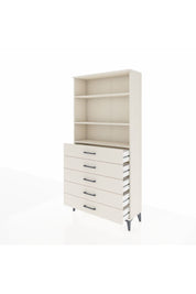 Arges Dolap 3 Raflı 5 Çekmeceli 88x30x182 Aytaşı-Aytaşı