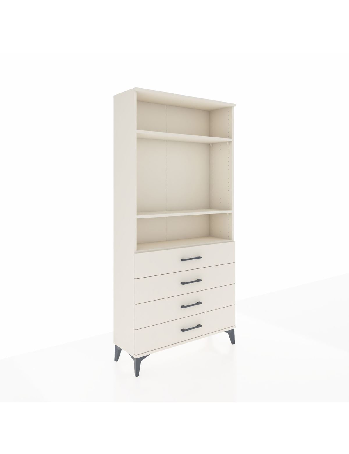 Arges Dolap 3 Raflı 4 Çekmeceli 88x30x182 Aytaşı-Aytaşı