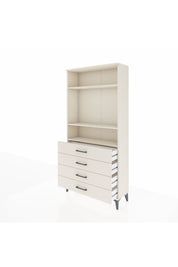 Arges Dolap 3 Raflı 4 Çekmeceli 88x30x182 Aytaşı-Aytaşı