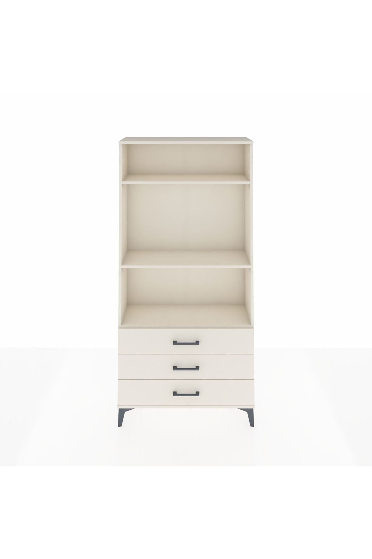 Arges Dolap 3 Raflı 3 Çekmeceli 88x30x182 Aytaşı-Aytaşı