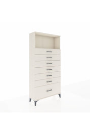 Arges Dolap Tek Raflı 7 Çekmeceli 88x30x182 Aytaşı-Aytaşı