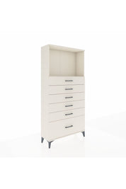 Arges Dolap Tek Raflı 6 Çekmeceli 88x30x182 Aytaşı-Aytaşı