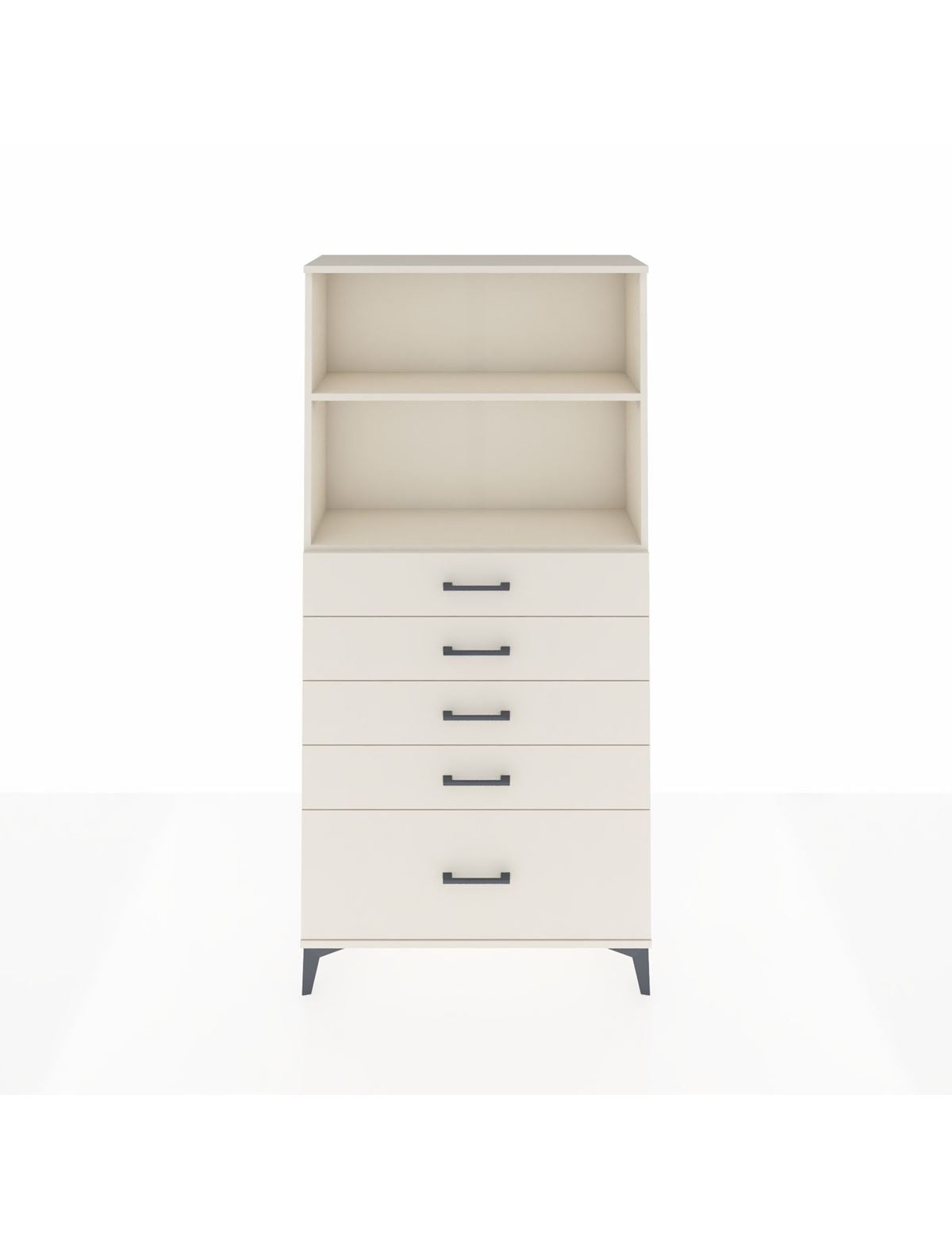 Arges Dolap 2 Raflı 5 Çekmeceli 88x30x182 Aytaşı-Aytaşı