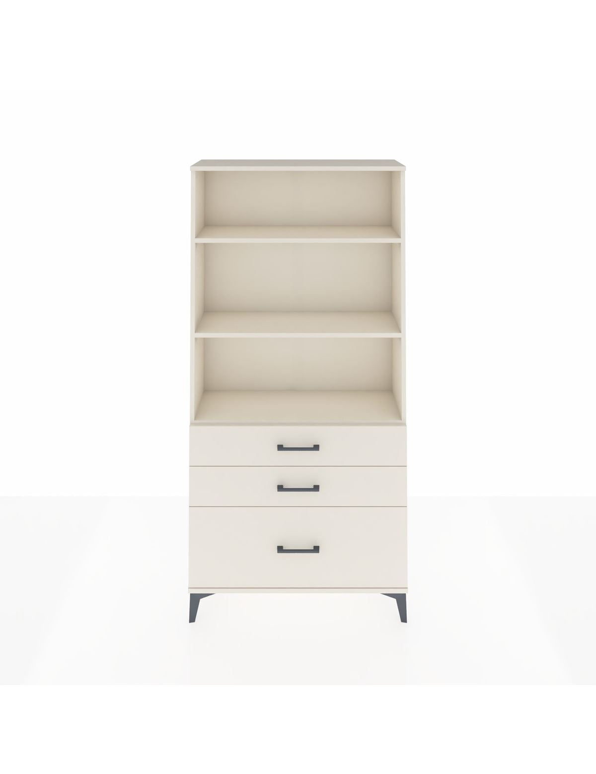 Arges Dolap 3 Raflı 3 Çekmeceli 88x30x182 Aytaşı-Aytaşı