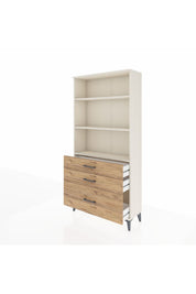 Arges Dolap 3 Raflı 3 Çekmeceli 88x30x182 Aytaşı-Çam