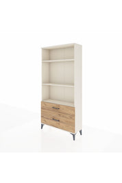 Arges Dolap 3 Raflı 2 Çekmeceli 88x30x182 Aytaşı-Çam