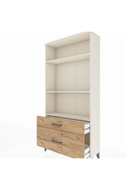 Arges Dolap 3 Raflı 2 Çekmeceli 88x30x182 Aytaşı-Çam