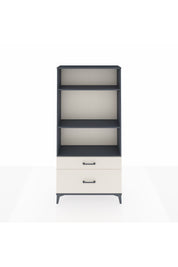 Arges Dolap 3 Raflı 2 Çekmeceli 88x30x182 Antrasit-Aytaşı